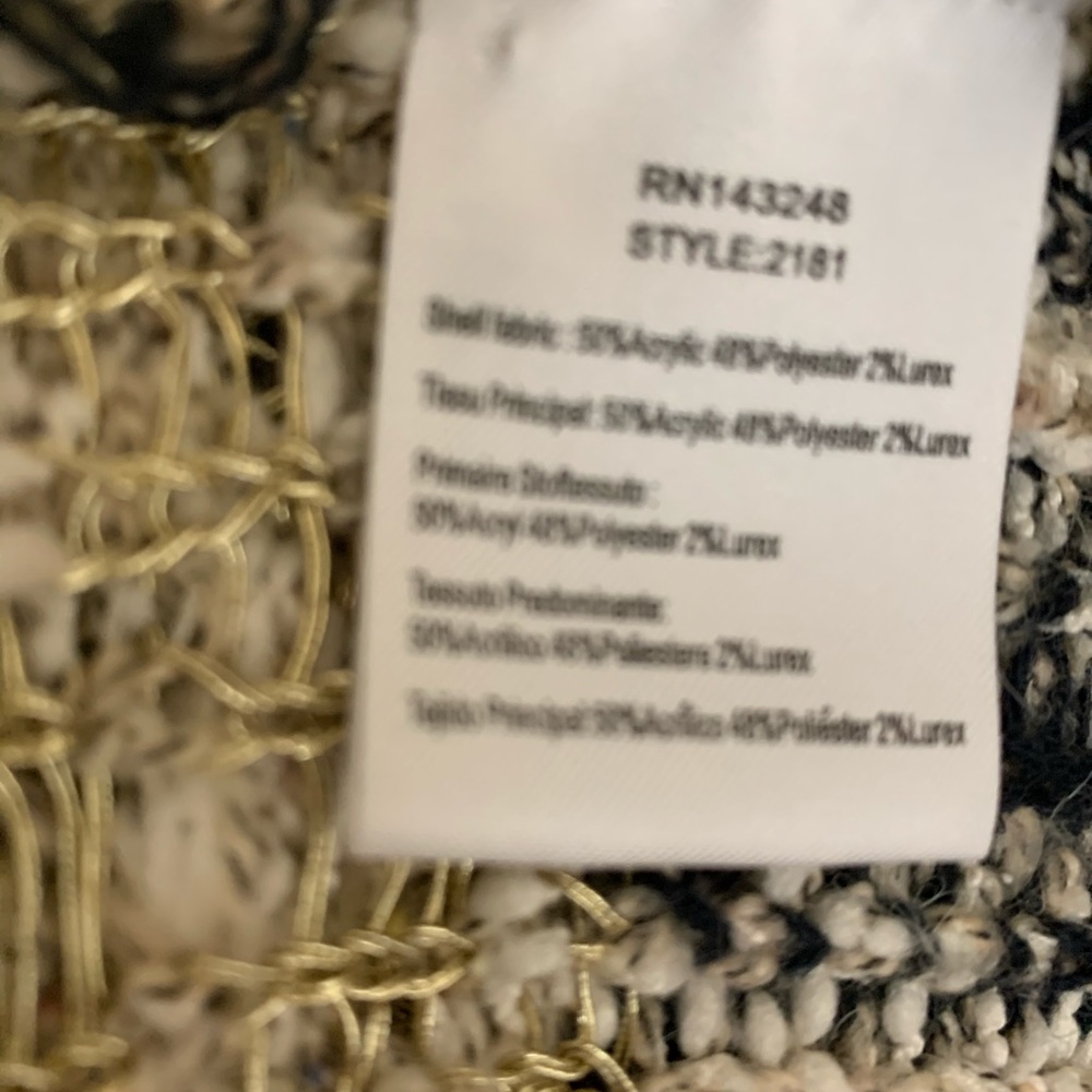 ANTHROPOLOGIE Moth brand Fringe Sweater Spectra - Picture 8 of 8